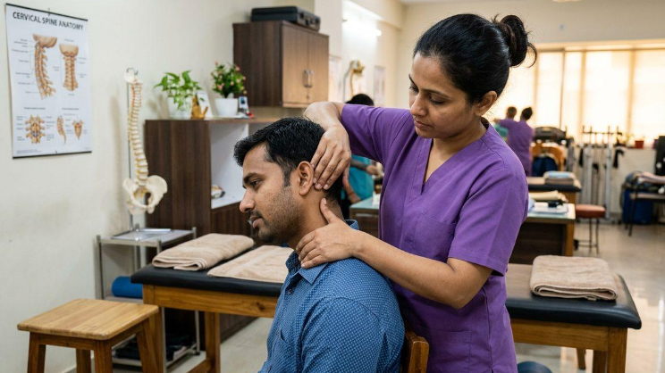 Cervical Spondylosis in Jaipur: Symptoms, Causes & Physiotherapy Treatment